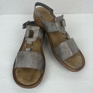 Reiker Germany comfort Women’s metallic sandals-41/10
